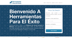 Desktop Screenshot of herramientasparaelexito.com